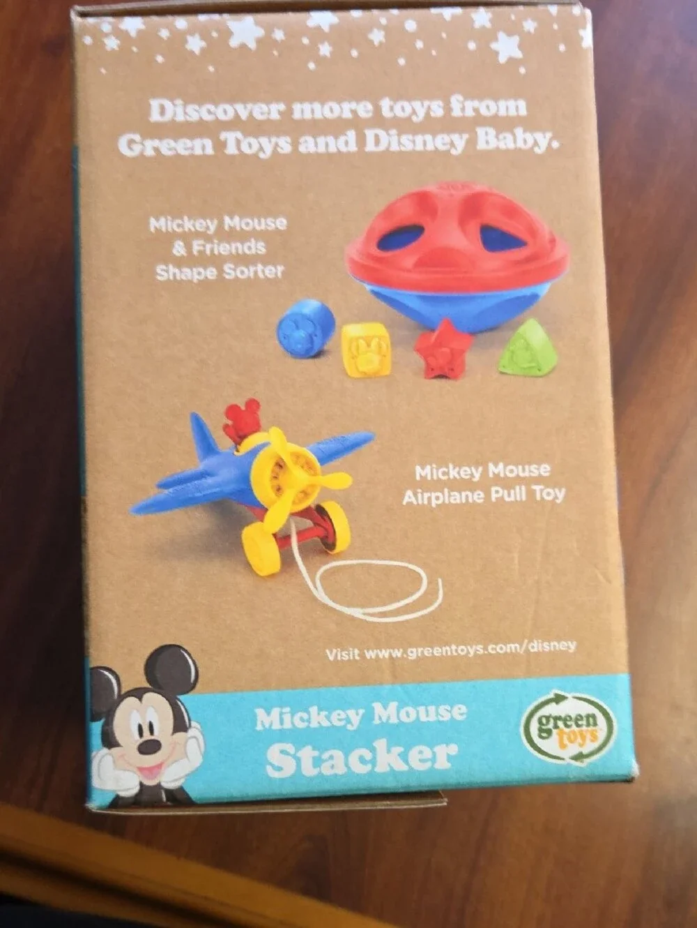 Disney Baby Mickey Mouse Stacker - Red, Yellow, Blue